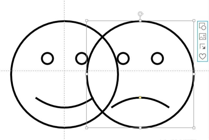 ppt怎么制作笑脸哭脸变换的表情动画