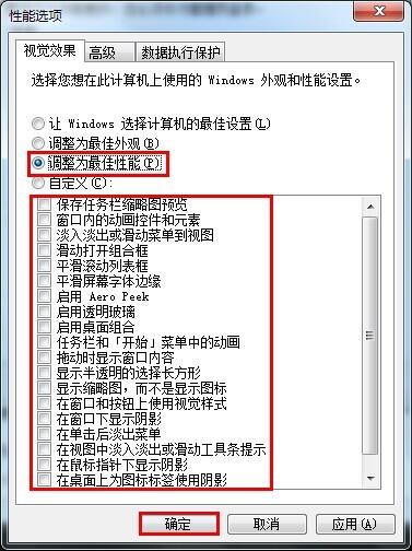 win7系统关闭个性化视觉特效方法