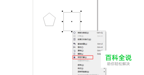 cdr中怎么锁定对象？