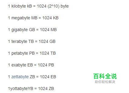计算机存储容量单位-风君雪科技博客