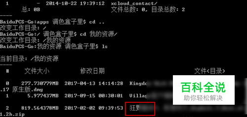 baidupcs-go 使用教程 百度网盘大文件下载方法-风君子博客