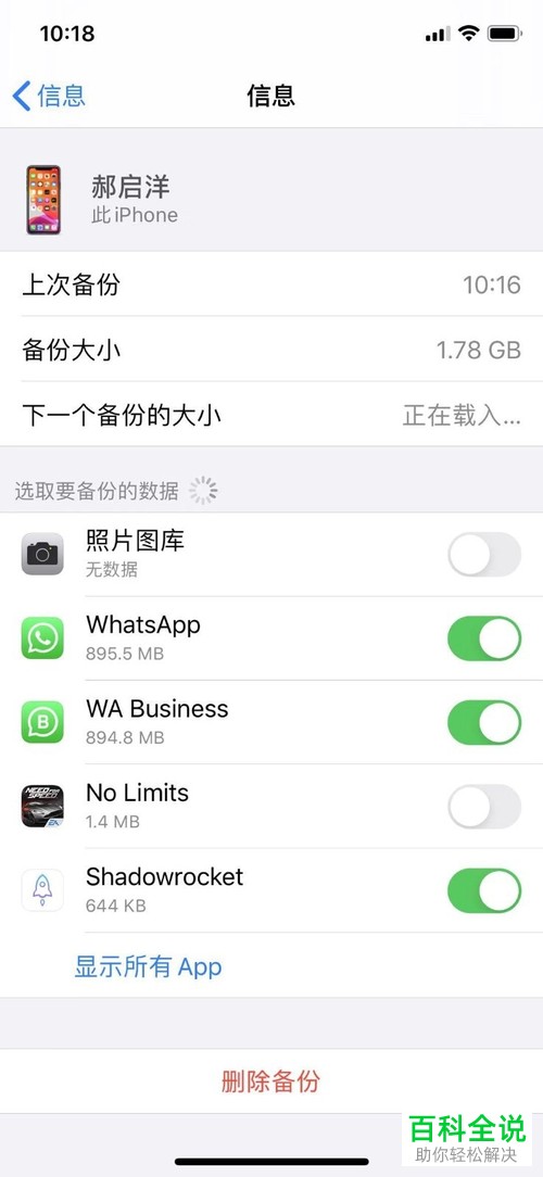 苹果iPhone手机中如何进行icloud云备份-编程知识网